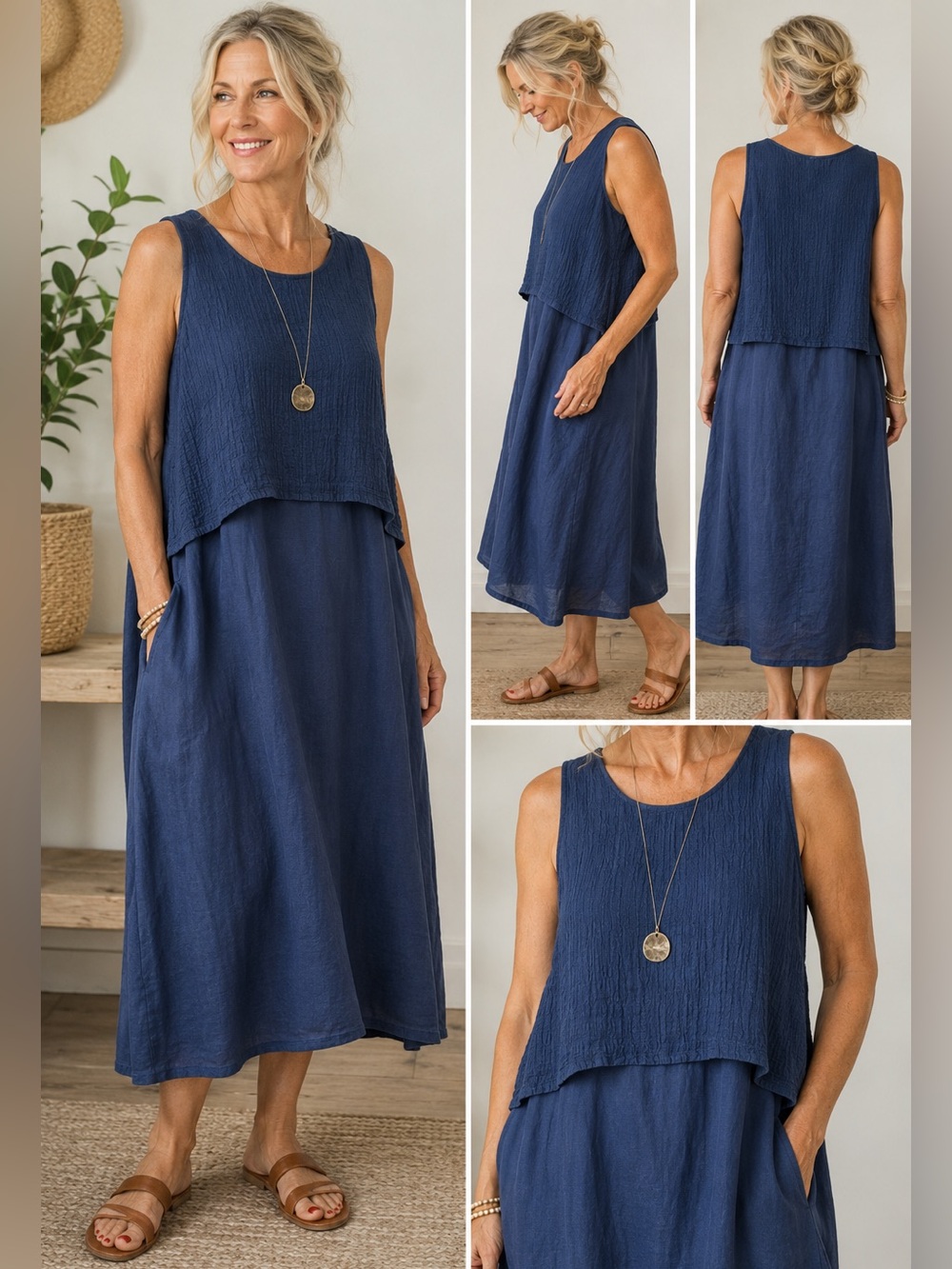 Pure Jill by J.Jill Navy Top - Pure Jill Label